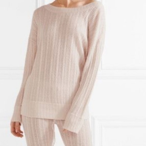 Eberjey Elsa Cable Knit Sweater Top - Picture 1 of 4